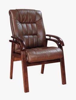 皮质棕色贵宾椅素材