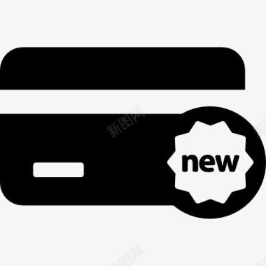 信用卡宣传册信用卡新的标签图标图标