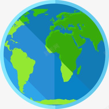 世界环境日地球图标图标