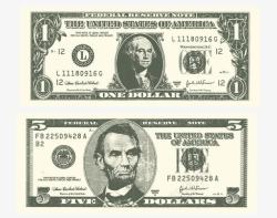 美元钞票金融矢量图素材