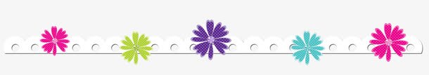 彩色小花朵banner背景png免抠素材_88icon https://88icon.com 彩色 彩色背景 简单 简约 背景 花朵背景