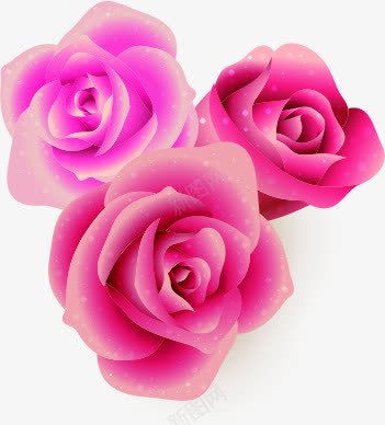 三多粉色玫瑰png免抠素材_88icon https://88icon.com 图片 玫瑰 粉色