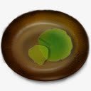 古风创意手绘抹茶素材