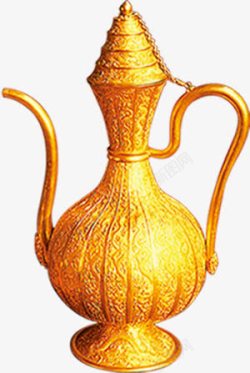 金色的酒壶古典酒壶素材