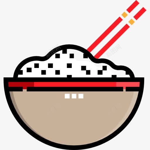 一碗蒸饭png免抠素材_88icon https://88icon.com ppt插图 手绘 粮食 素材