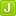 火鸡字母绿色的大写字母Jicon图标图标