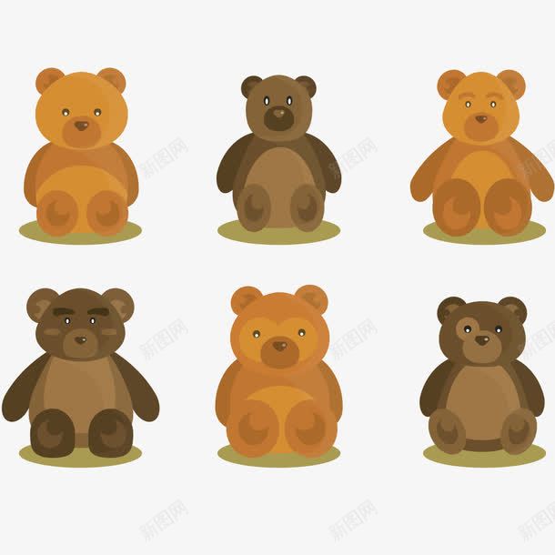 可爱泰迪熊png免抠素材_88icon https://88icon.com 可爱 咖啡色 手绘 棕色 泰迪熊