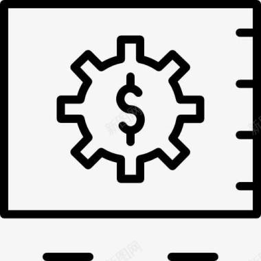 金融券保险箱图标图标