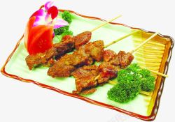 日式烧烤肉类蔬菜菜饭中秋节烧烤蔬菜肉类高清图片