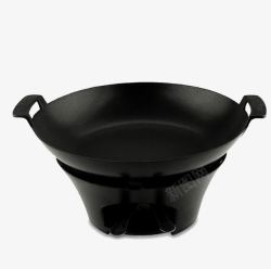 干锅和黑色干锅炉子素材