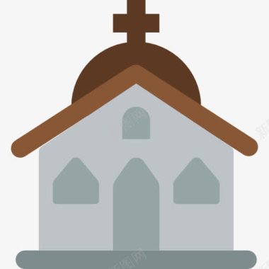 基督教堂图标图标