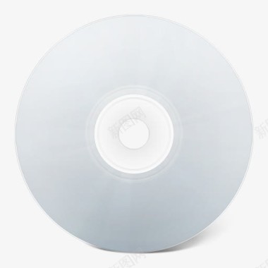 光盘白色的光碟图标图标