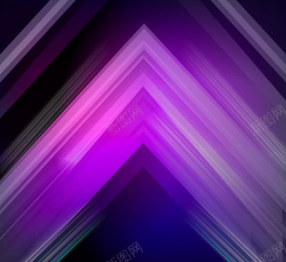 紫色系三角形矢量图矢量背景