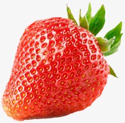 新鲜草莓水果素材