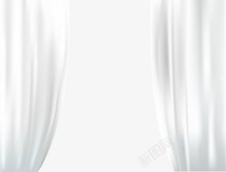 窗帘透明白色素材