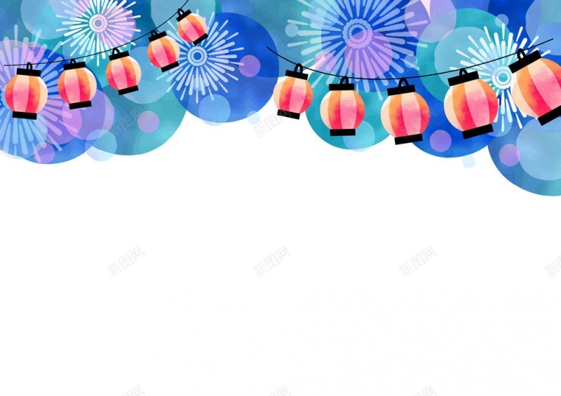水彩绘烟花灯笼矢量薄jpg设计背景_88icon https://88icon.com 水彩绘烟花灯笼矢量 薄