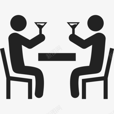 几个男人在酒吧喝酒人人图标图标
