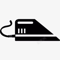 衣物外套衣物熨斗工具和外套图标高清图片