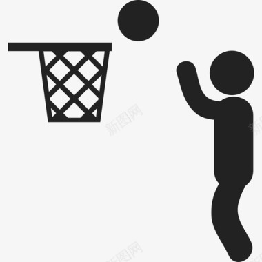 小黑人打篮球打篮球的人人3满了图标图标