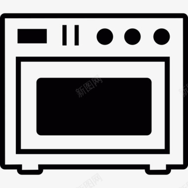 烹饪工具和户外用品图标图标