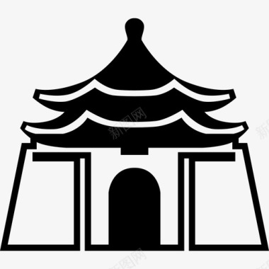 台湾台北蒋介石纪念馆纪念碑纪念碑图标图标