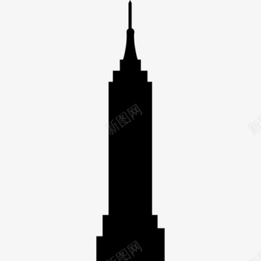 曼哈顿帝国大厦曼哈顿纽约EEUU纪念碑纪念碑图标图标
