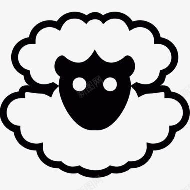 羊头动物图标图标