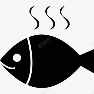 熟鱼食物图标图标