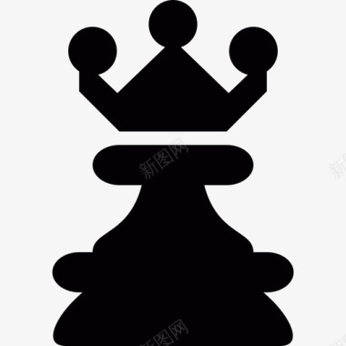 国籍象棋国际象棋皇后图标图标