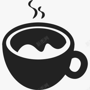 热咖啡杯食物庆祝活动图标图标
