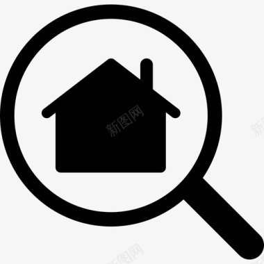 寻找房子商业家庭图标图标