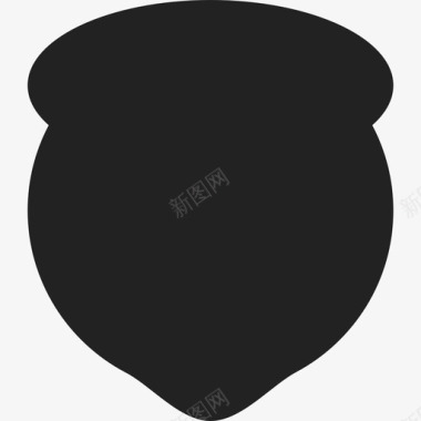 圆形的黑色盾牌形状盾牌图标图标