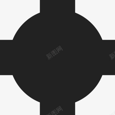 黑十字盾武器盾牌图标图标