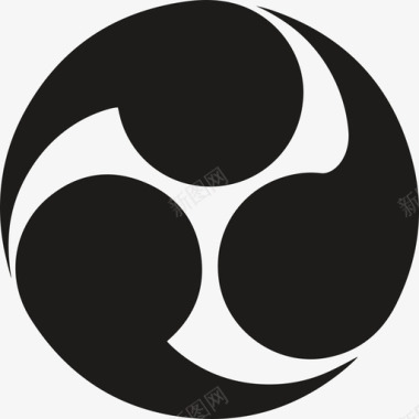日本的圆形符号标志日本图标图标