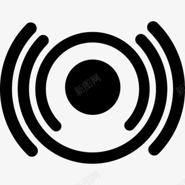 无线信号标志通用03图标图标