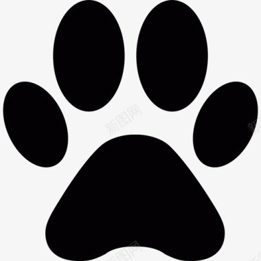 狗狗爪动物野生动物图标图标