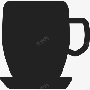 咖啡杯形状通用06图标图标