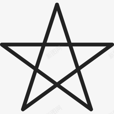 五角星形状星星图标图标
