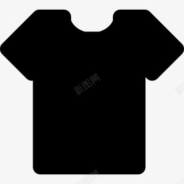 短袖T恤时尚ios7高级填充图标图标