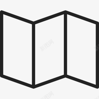折叠纸地图ios7超轻2图标图标