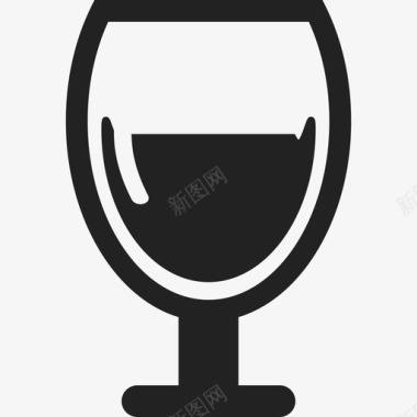 葡萄酒水晶杯食物食物图标图标