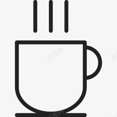 热咖啡杯食物ios7超轻2图标图标