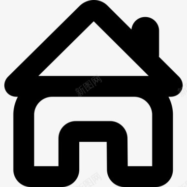 小房子免抠小房子楼房温馨的家图标图标