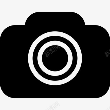 反射式照相机技术ios7黑色2图标图标