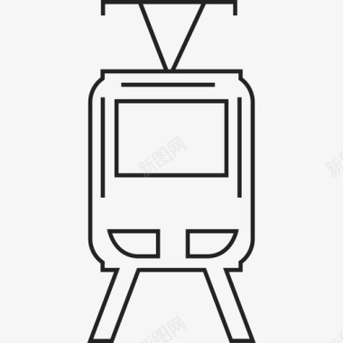 套马圈有轨电车运输ios72套图标图标