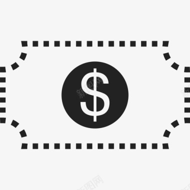 美元贴纸点商业现金包2图标图标