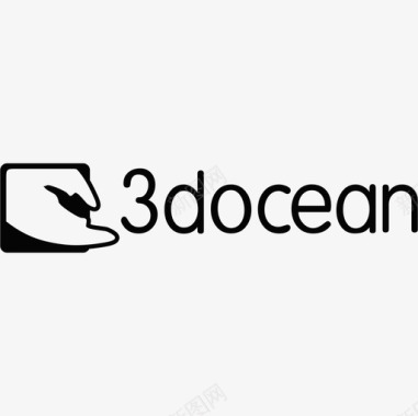 办案徽标3docean社交媒体网站徽标图标图标