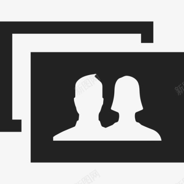 情侣相框社交facebook软件包图标图标