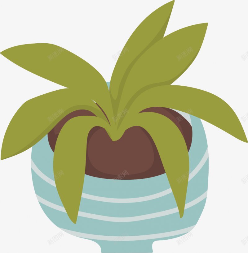 夏天绿色盆栽植物图绿植png免抠素材_88icon https://88icon.com 免扣绿植高清图片