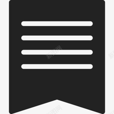 黑色接口带状标记接口ios7黑色图标图标